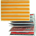 Yellow/Orange Stripe 3D Lenticular ID / Credit Card Holder (Stock)